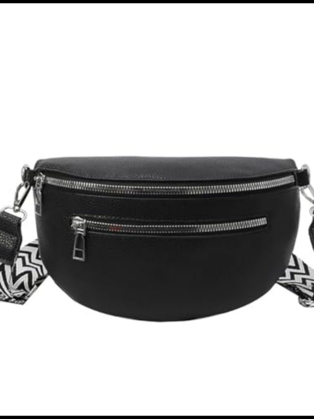 Small Leather Crossbody Bag Women Wide Strap Shoulder Purse